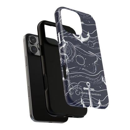 Gradient Anchorflow Waves iPhone 16  Tough+ Phone Case