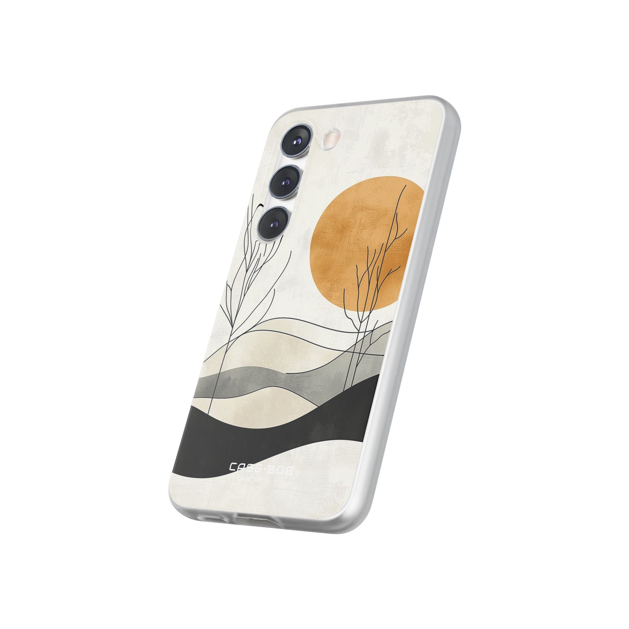 Orange Halo Samsung S23 Case - Soft