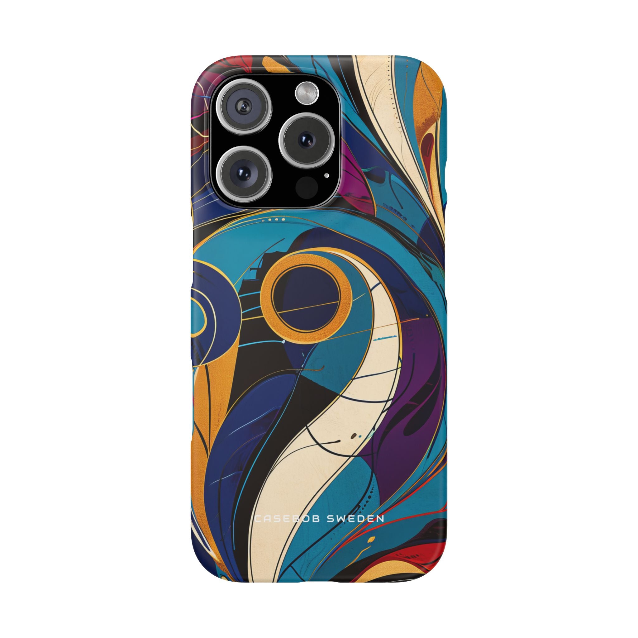 Vintage Vortex Harmony iPhone 16 - Slim Phone Case