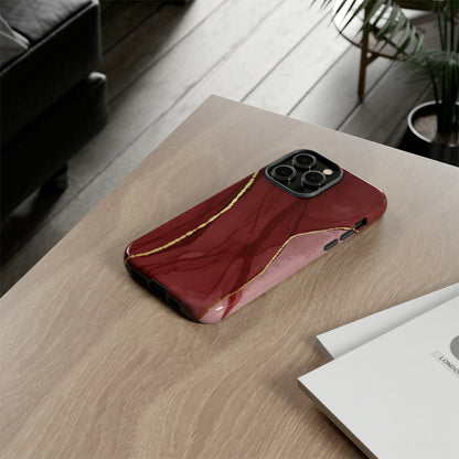 Dark Red - Protective Phone Case