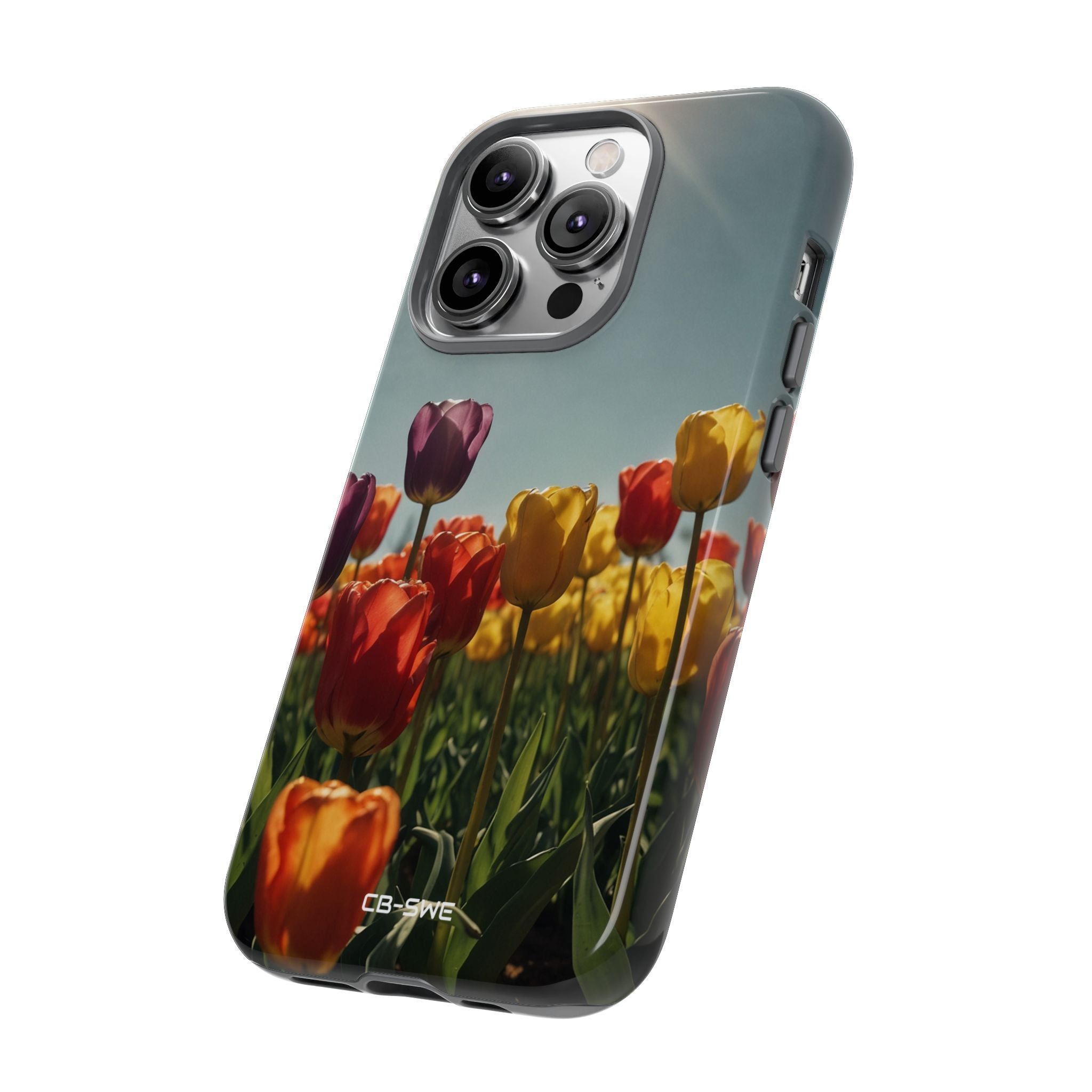 Tulips Embrace Sunlight - iPhone Case