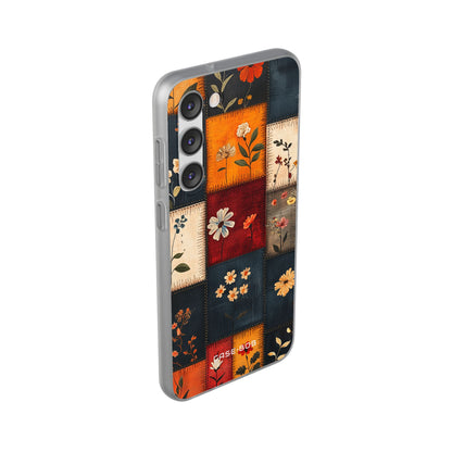 Patchwork Blooms Samsung S23 Plus Case - Soft