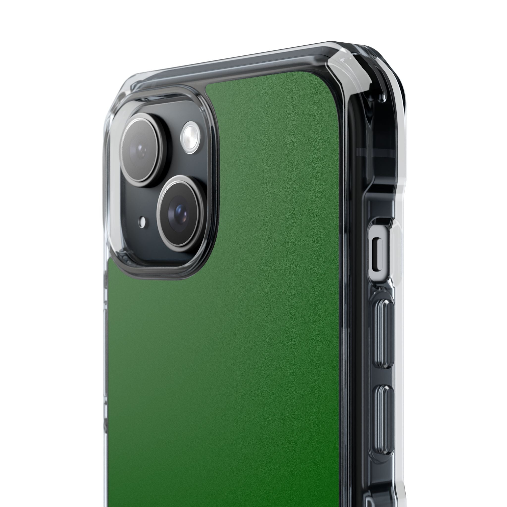 Dark Green - Clear Impact Case for iPhone