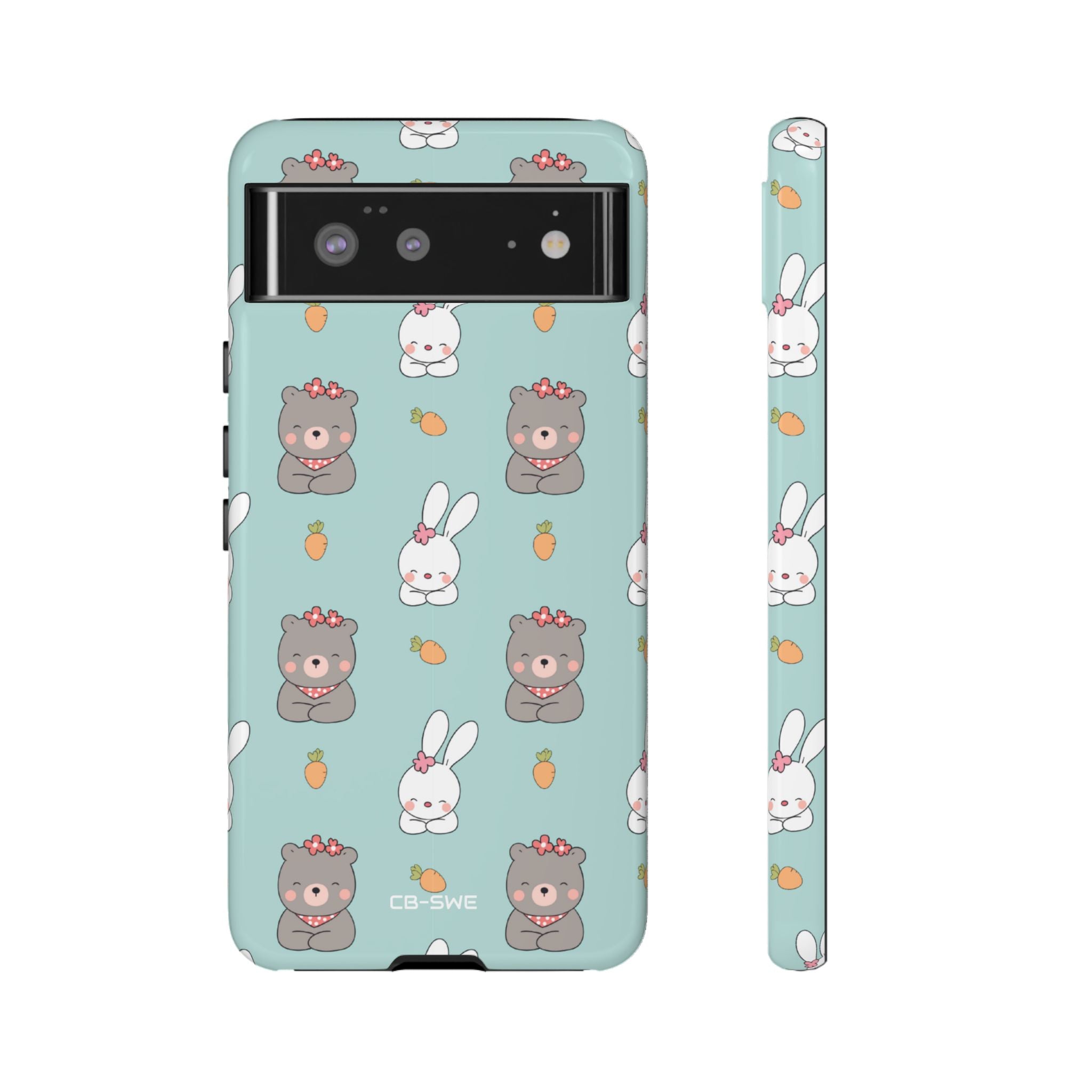 Bunnies Gather Carrots - Google Pixel Case