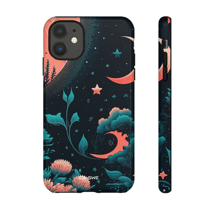 Cosmic Floral Dreams - iPhone Case