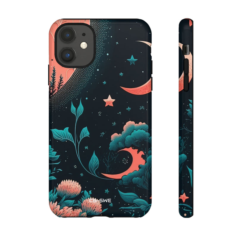 Cosmic Floral Dreams - iPhone Case