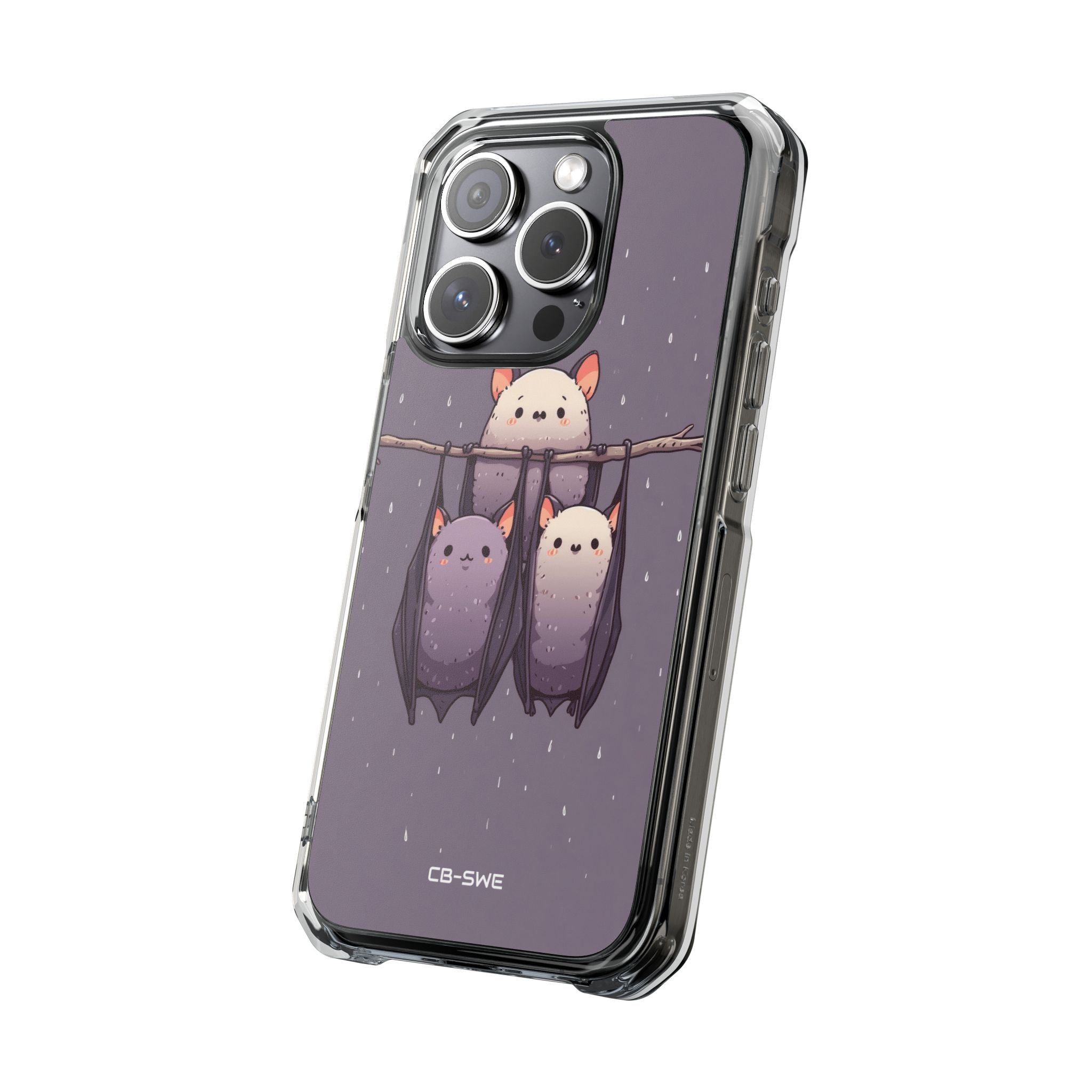Bats Hang Playfully iPhone Case - Impact