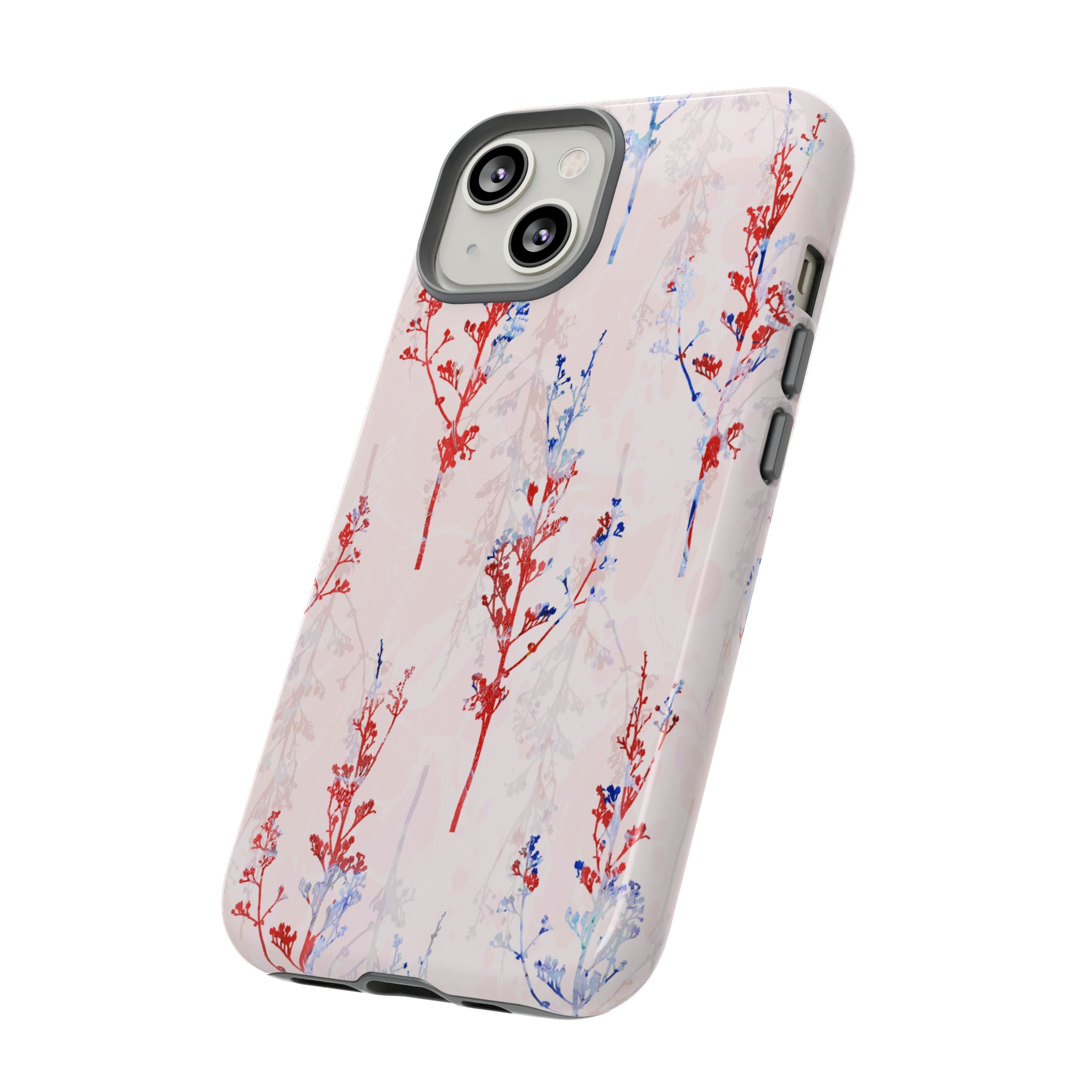 Pink Vintage Flowers - Protective Phone Case