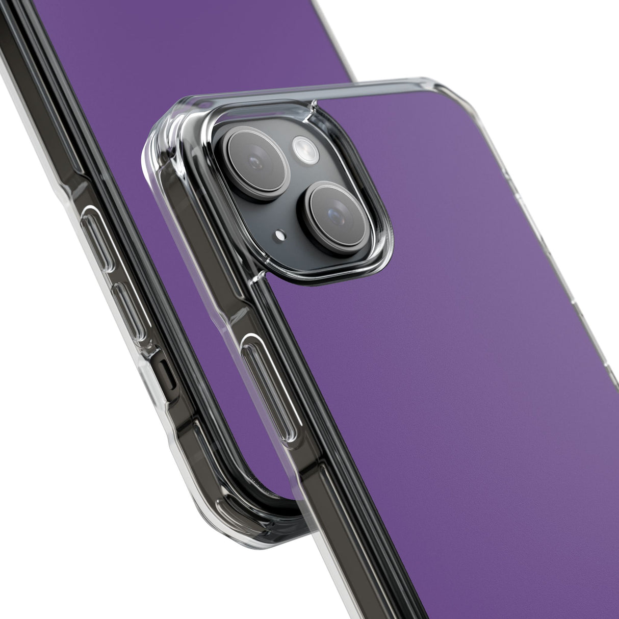 Dark Lavender | Handyhülle für iPhone (Clear Impact Case - Magnetisch)