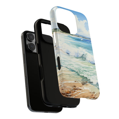 Foamy Tide iPhone 16 Pro Case - Tough
