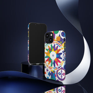 Celestial Horoscope Whirl - Protective Phone Case