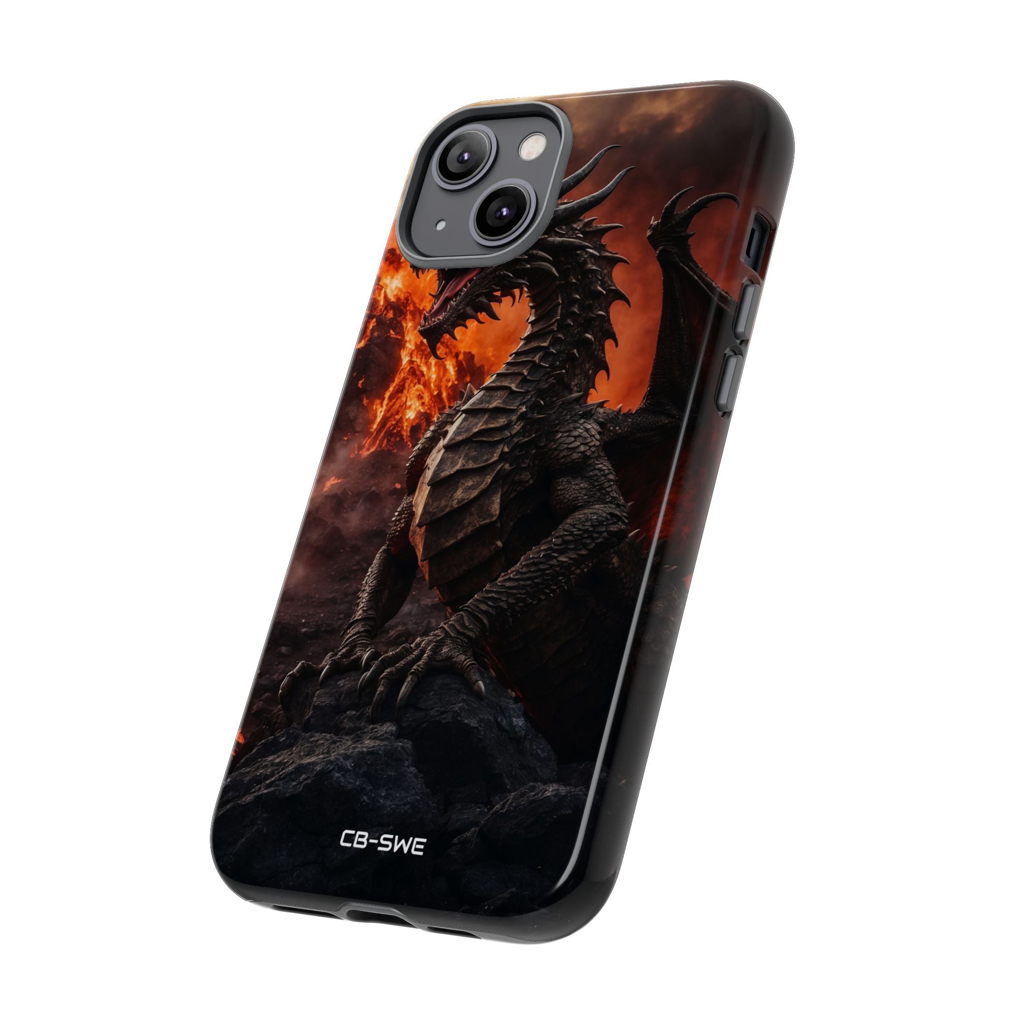 Fiery Dragon Soars - iPhone Case