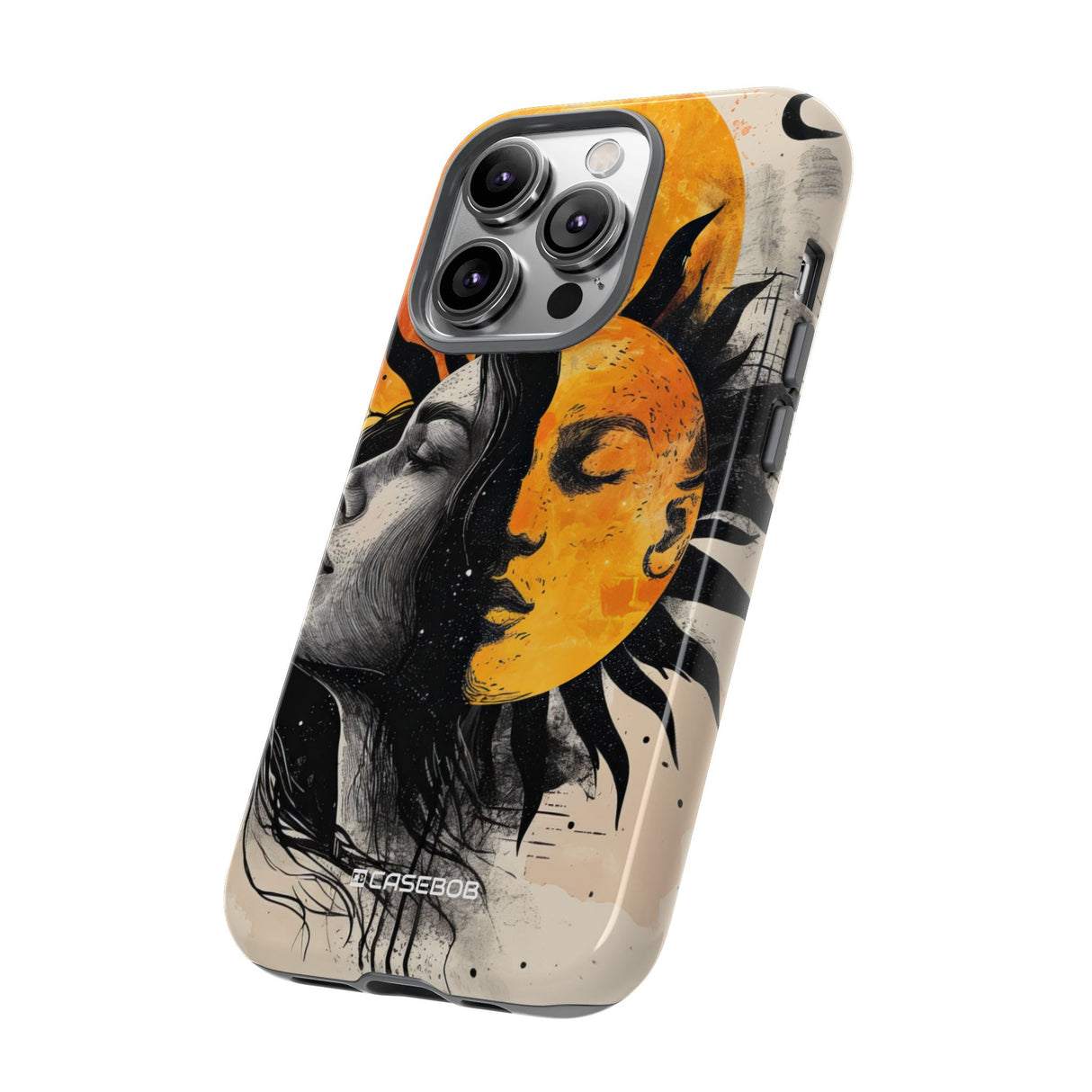 Sunlit Duality | Protective Phone Case for iPhone