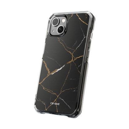 Golden Veins Emerge iPhone Case - Impact