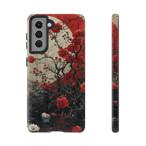 Moonlit Rose Peace - Protective Phone Case