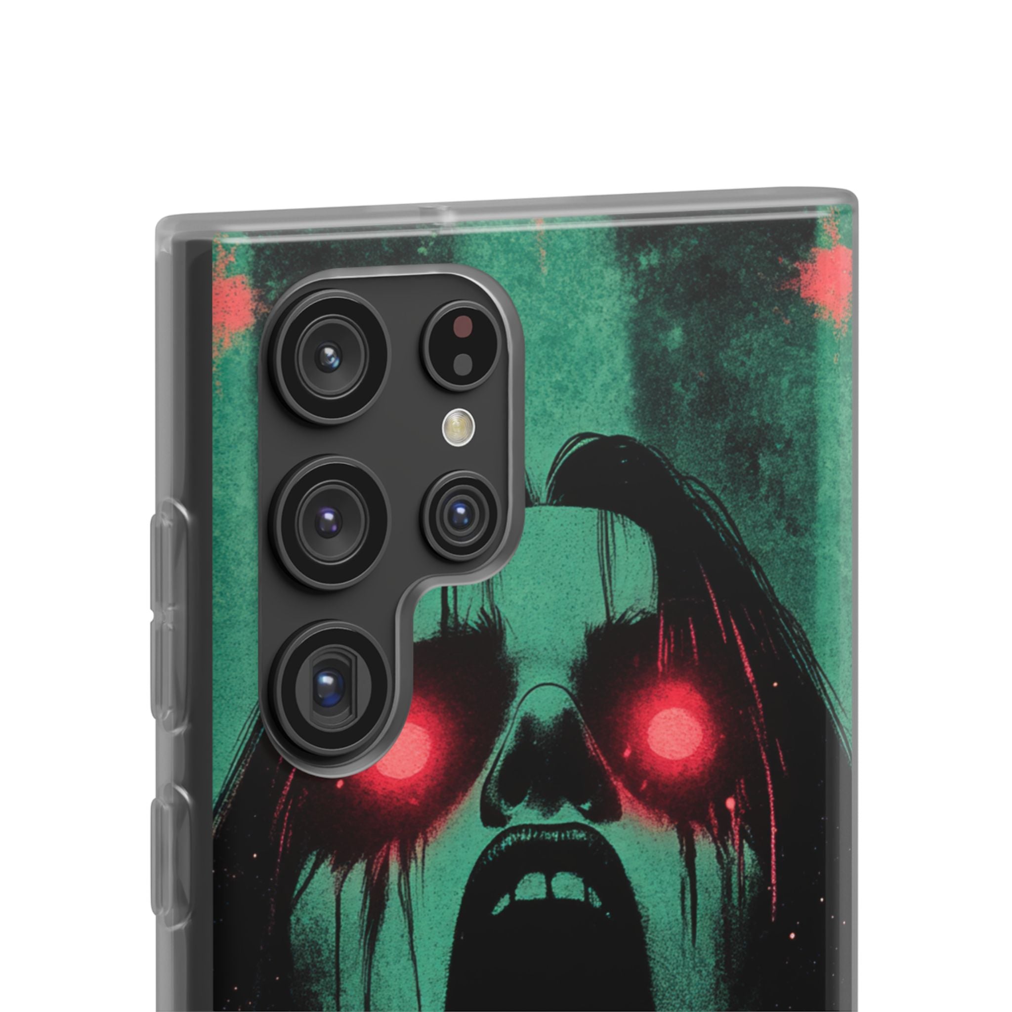 Haunting Glow of Gothic Eyes Samsung S22 - Flexi Phone Case