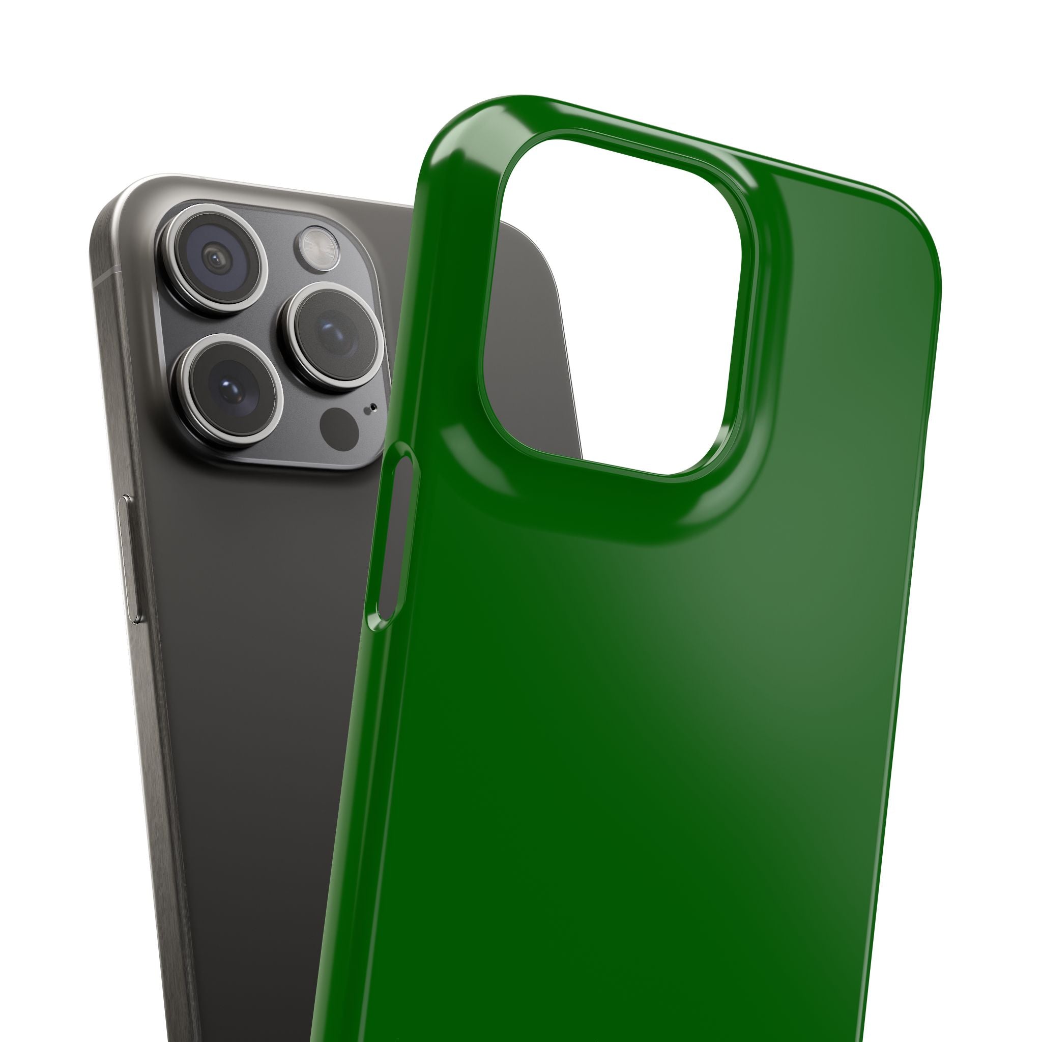 Dark Green iPhone 15 - Slim Phone Case