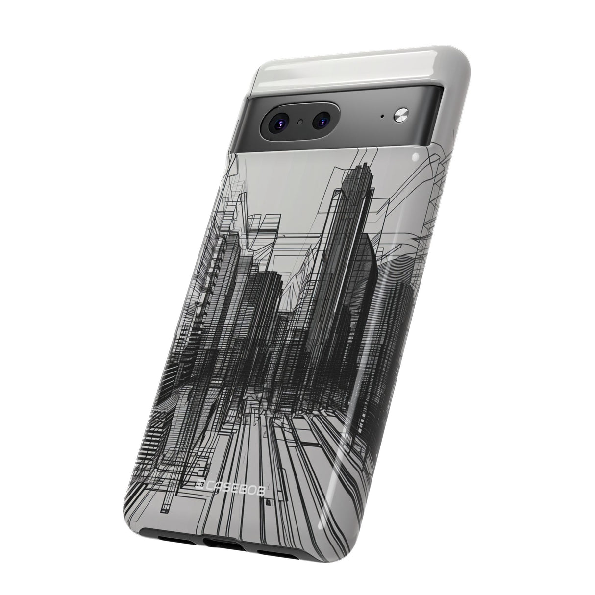 Urban Wireframe | Protective Phone Case for Google Pixel