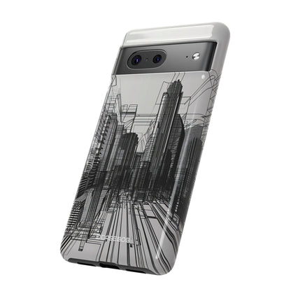 Urban Wireframe - Phone Case for Google Pixel