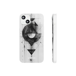 Monochrome Geometry | Flexible Phone Case for iPhone