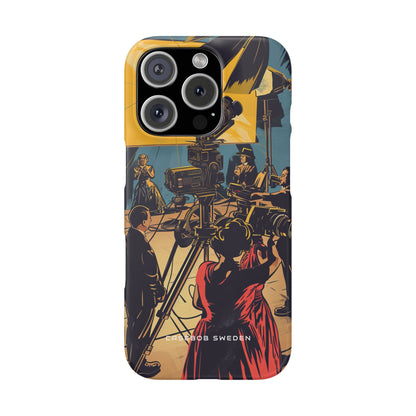 Golden Era Cinematic Spotlight iPhone 16 - Slim Phone Case