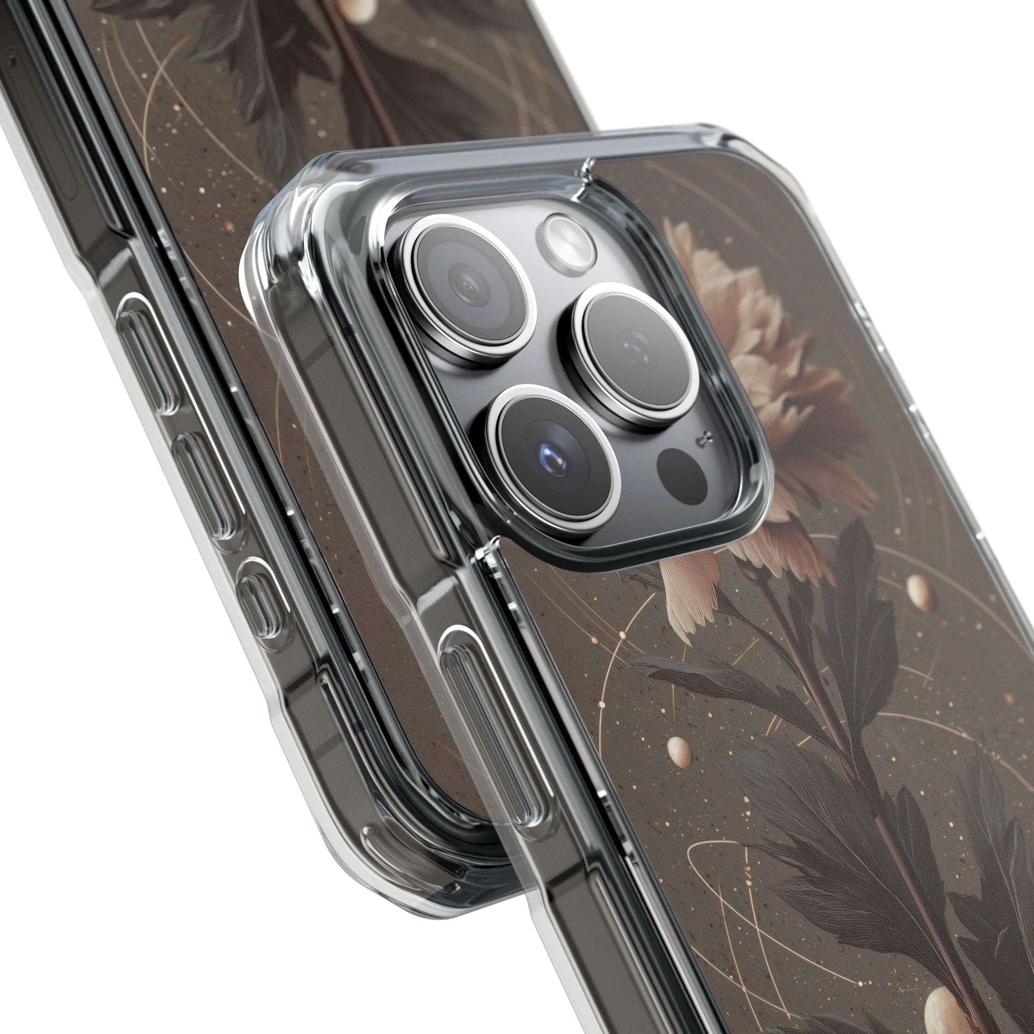 Celestial Flower Embrace iPhone Case - Impact