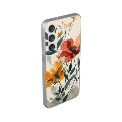 Elegant Floral Harmony Samsung S23 - Flexi Phone Case