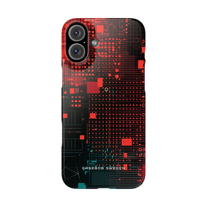 Gradient CyberFlux iPhone 16 - Slim Phone Case