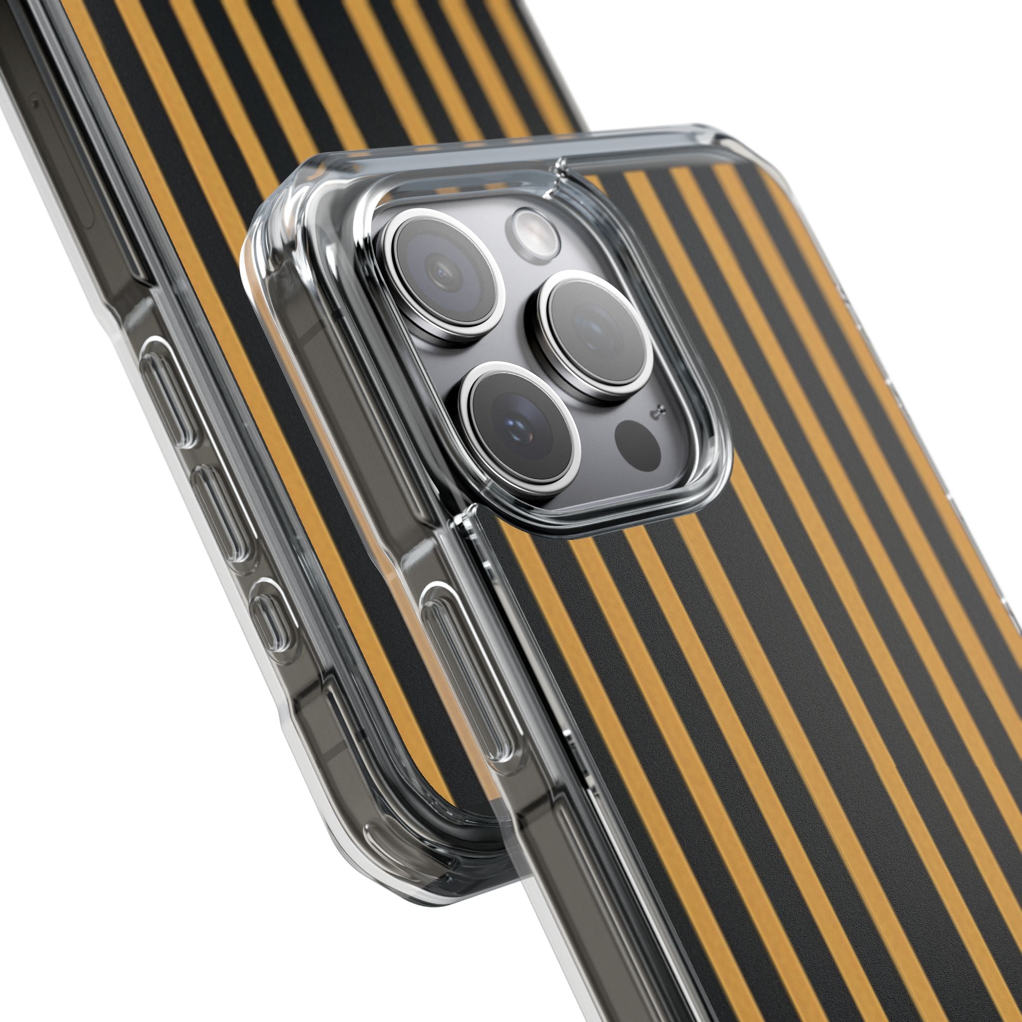Golden Stripes iPhone 15 Pro Max Case - Impact