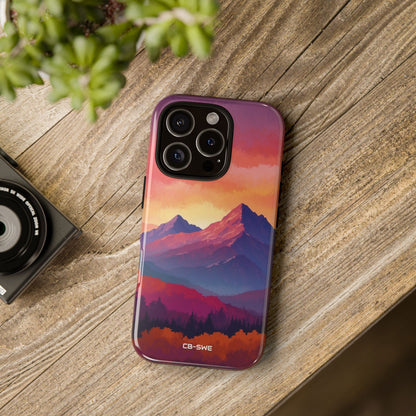 Mountain Peaks Rise - iPhone Case
