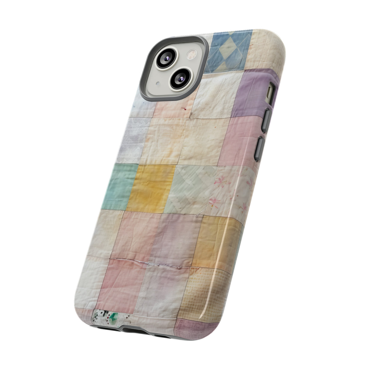 Pastel Quilt Patchwork - Protective Phone Case