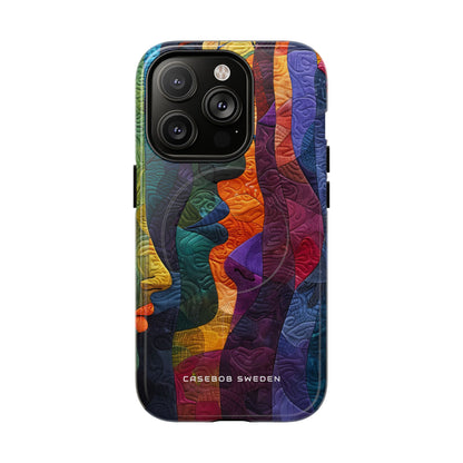 Harmonized Faces and Nature Fusion iPhone 14 | Tough+ Phone Case