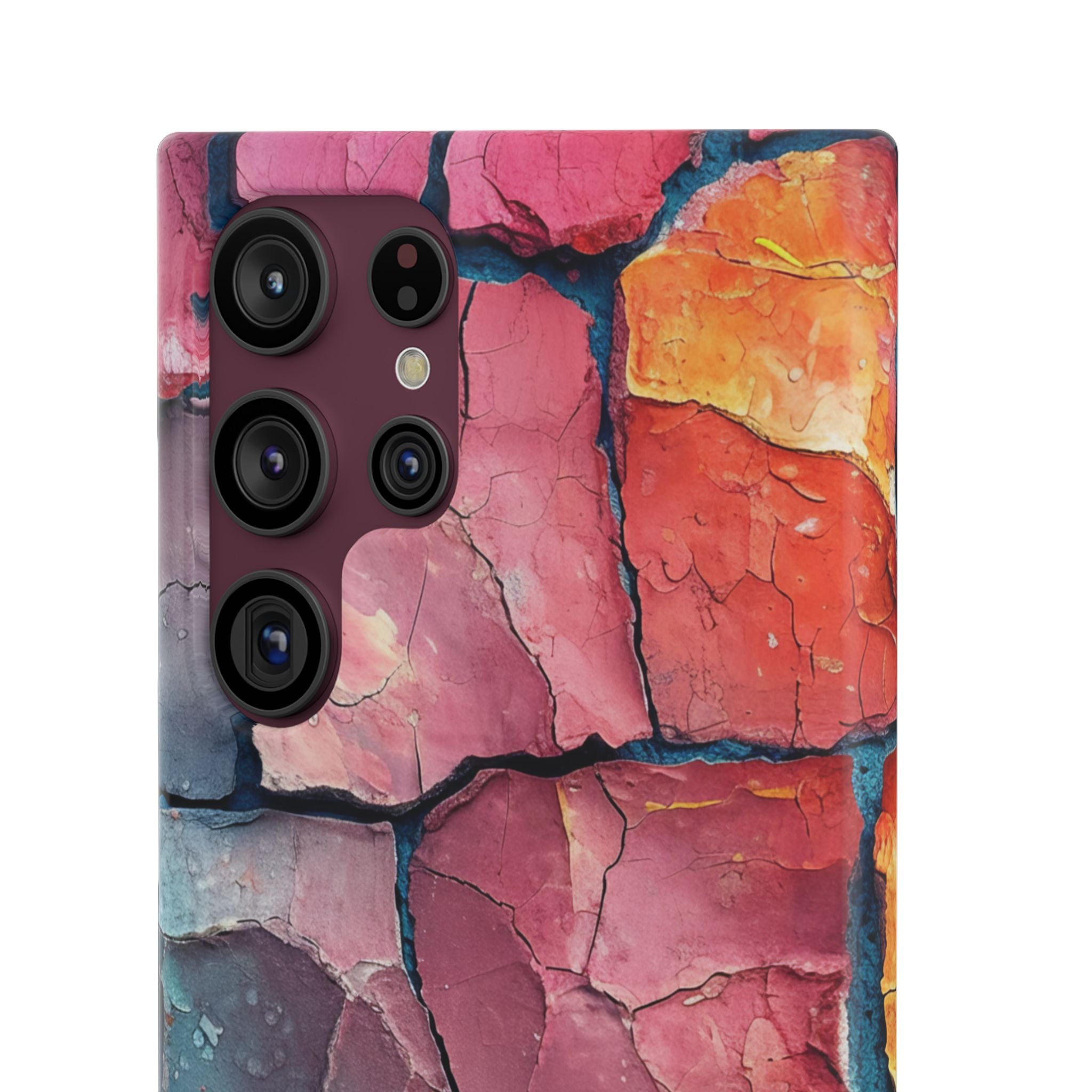 Cracked Earth Mosaic - Slim Samsung S22 Phone Case