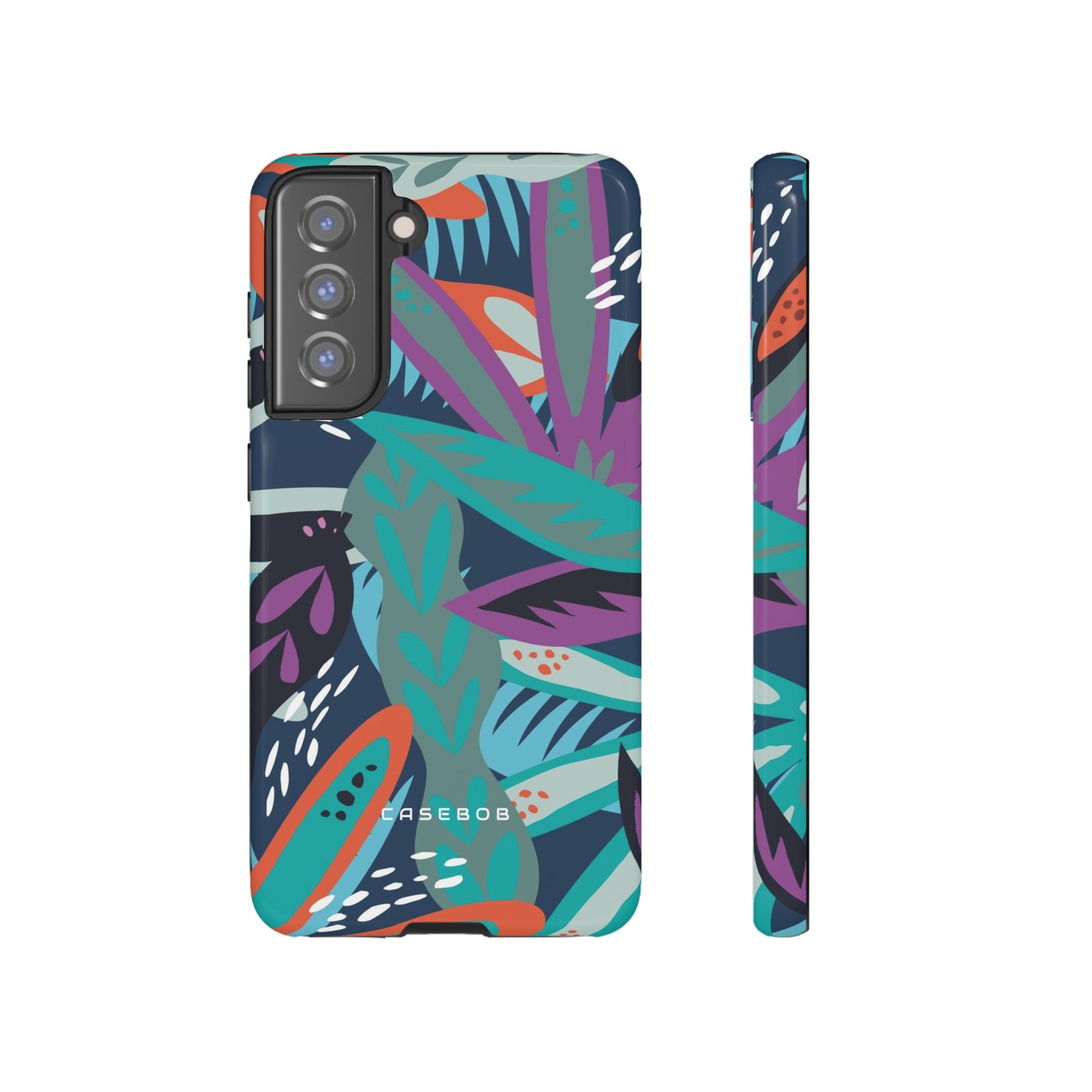 Tropical Leaf Moz - Protective Phone Case