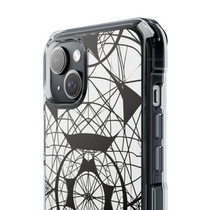 Geometric Hypnosis - Phone Case for iPhone (Clear Impact - Magnetic)