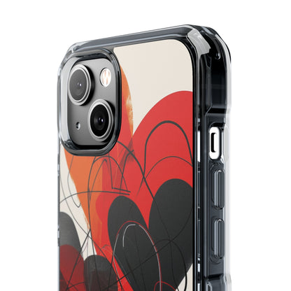 Fiery Hearts - Phone Case for iPhone