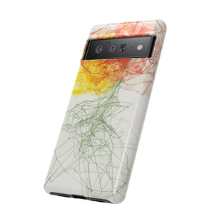 Fiery Blossom | Protective Phone Case for Google Pixel