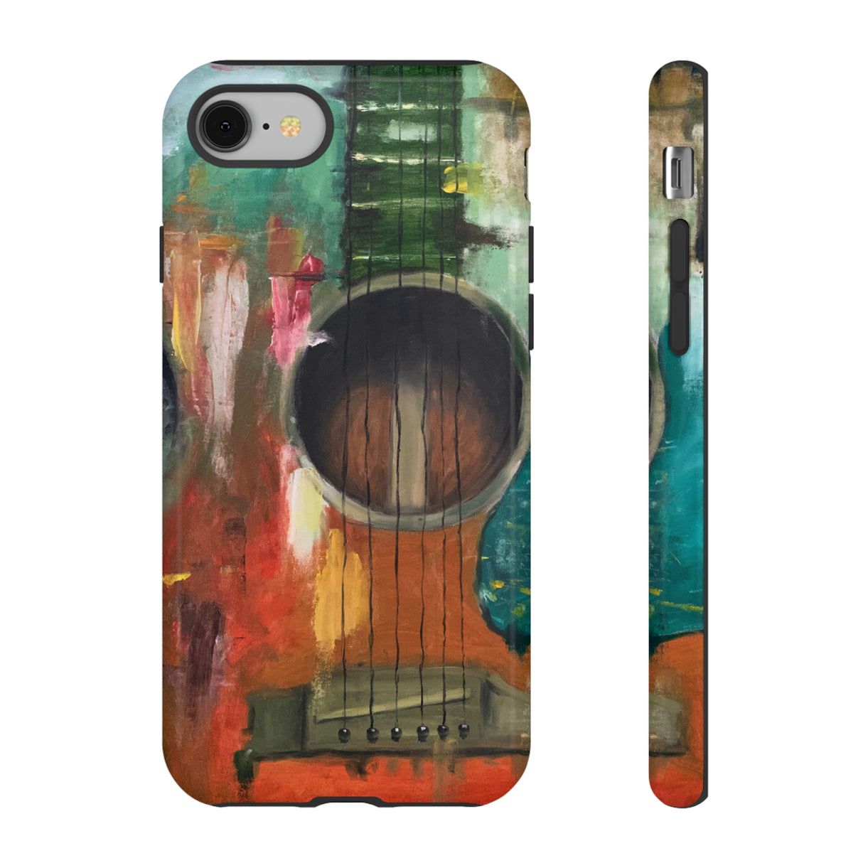 Oil painting - Guitar - Protective Phone Case