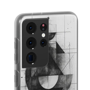 Monochrome Geometry | Flexible Phone Case for Samsung Galaxy