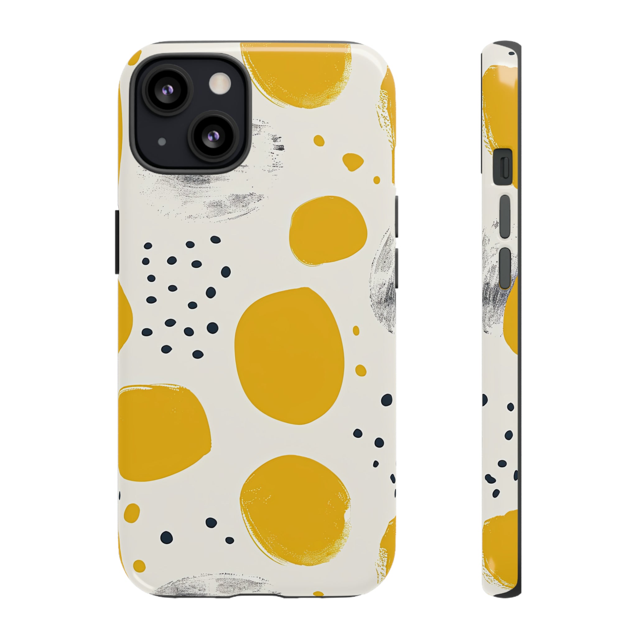 Dotted Yellow Simplicity - Protective Phone Case