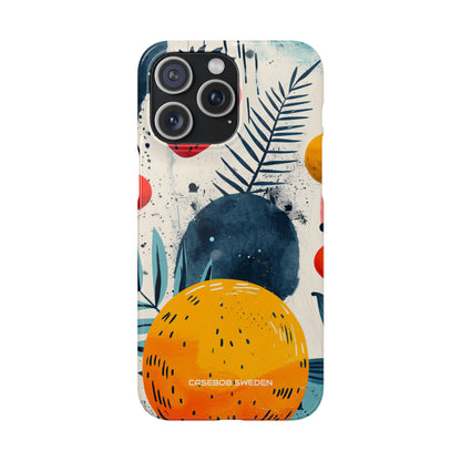 Vibrant Fruit Canvas - Slim iPhone 15 Phone Case