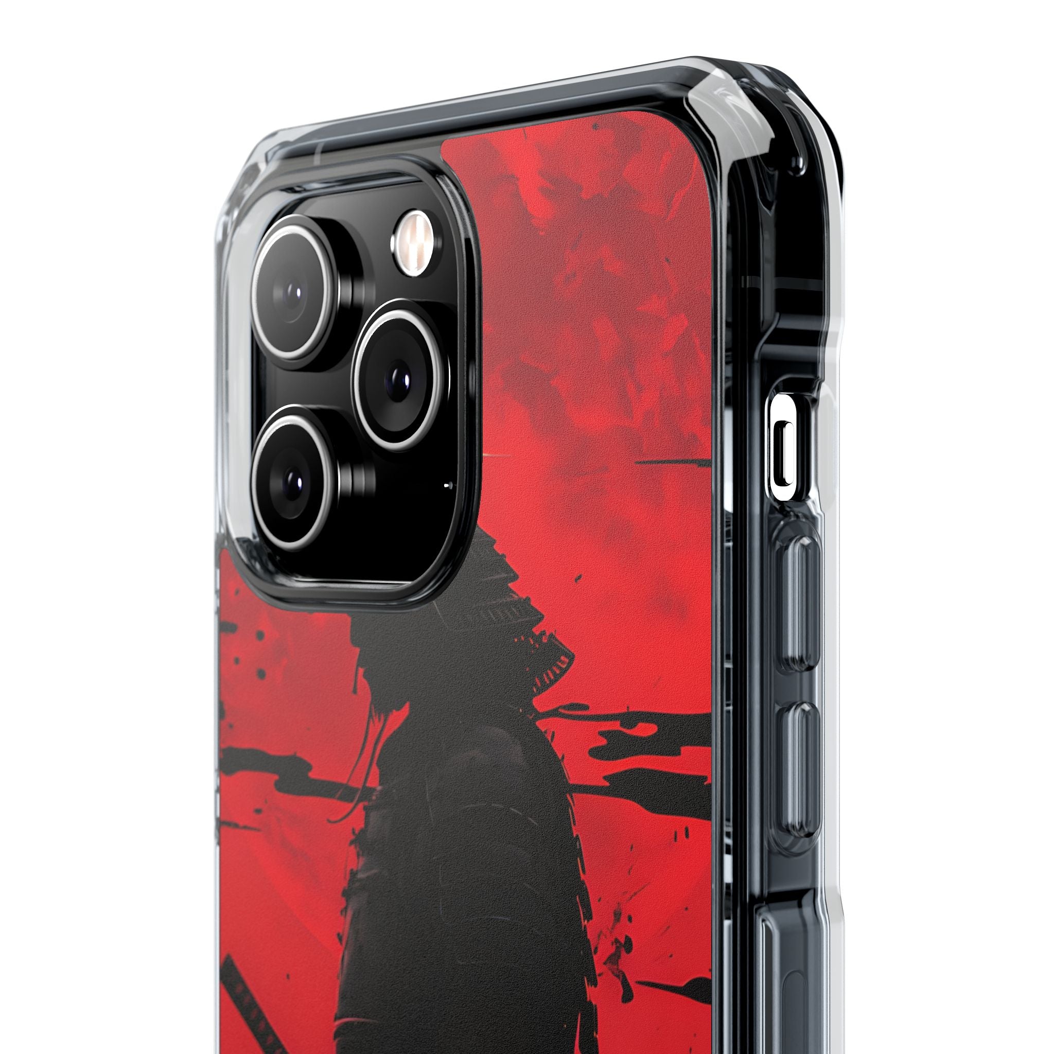 Red Samurai Shadow iPhone Case - Impact