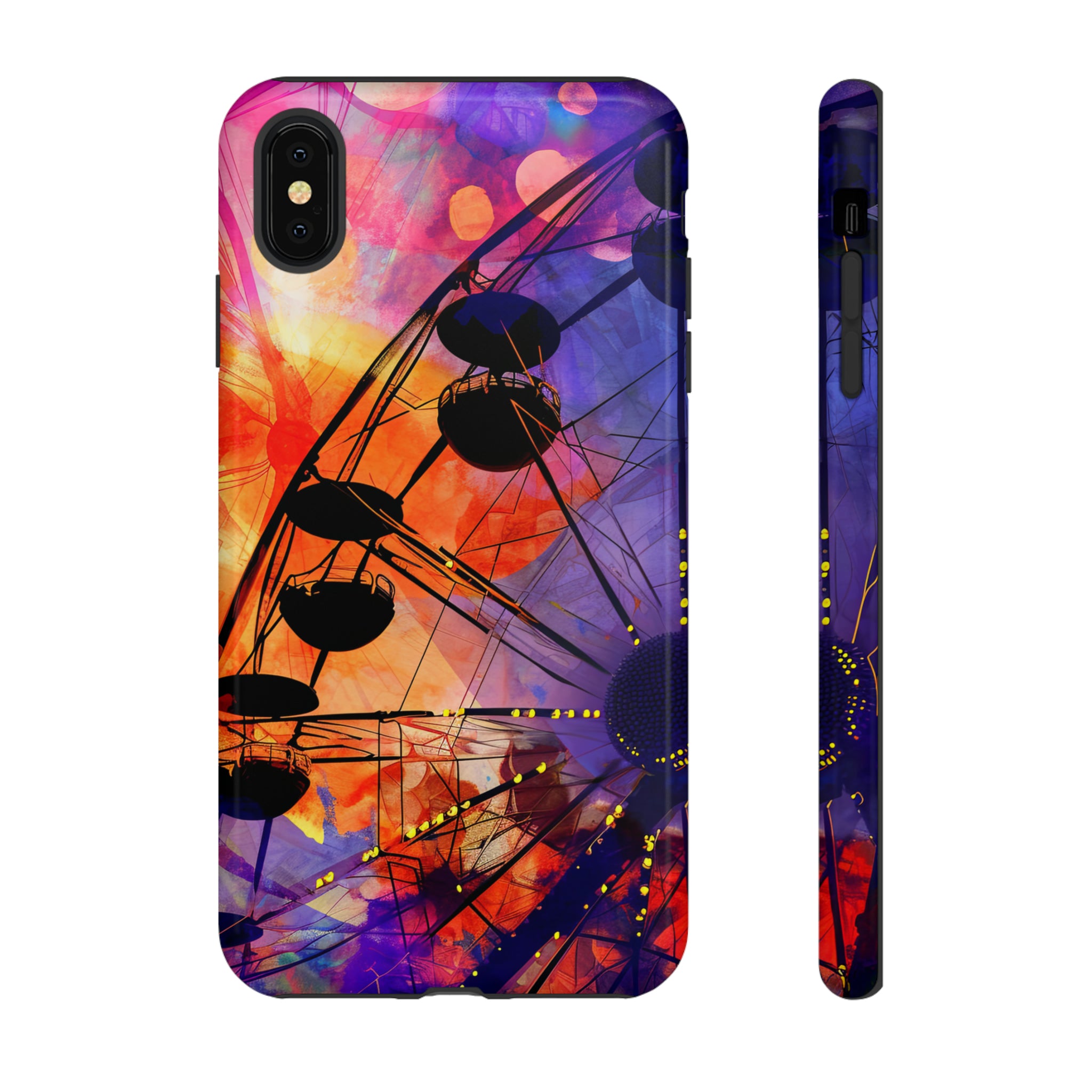 Romantic Ferris Wheel Delight - Protective Phone Case