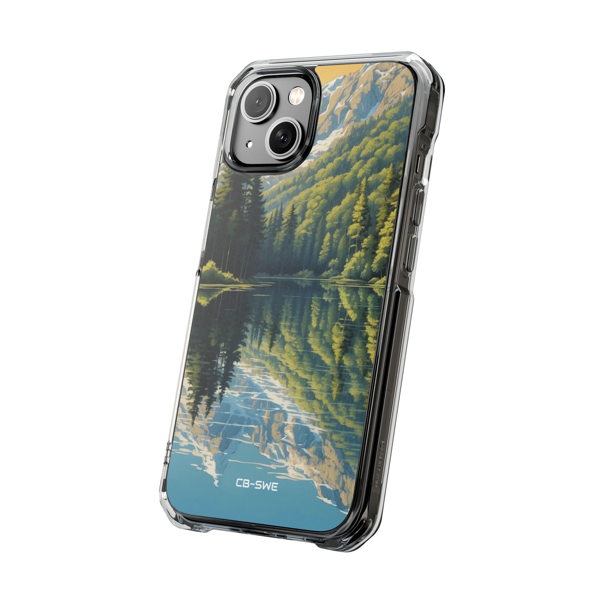 Mountain Peaks Reflect iPhone Case - Impact