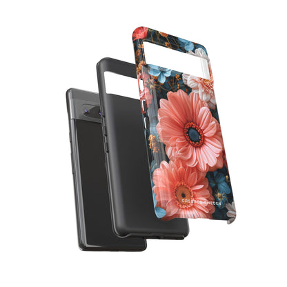 Surreal Floral Harmony Google Pixel 7 - Tough Phone Case