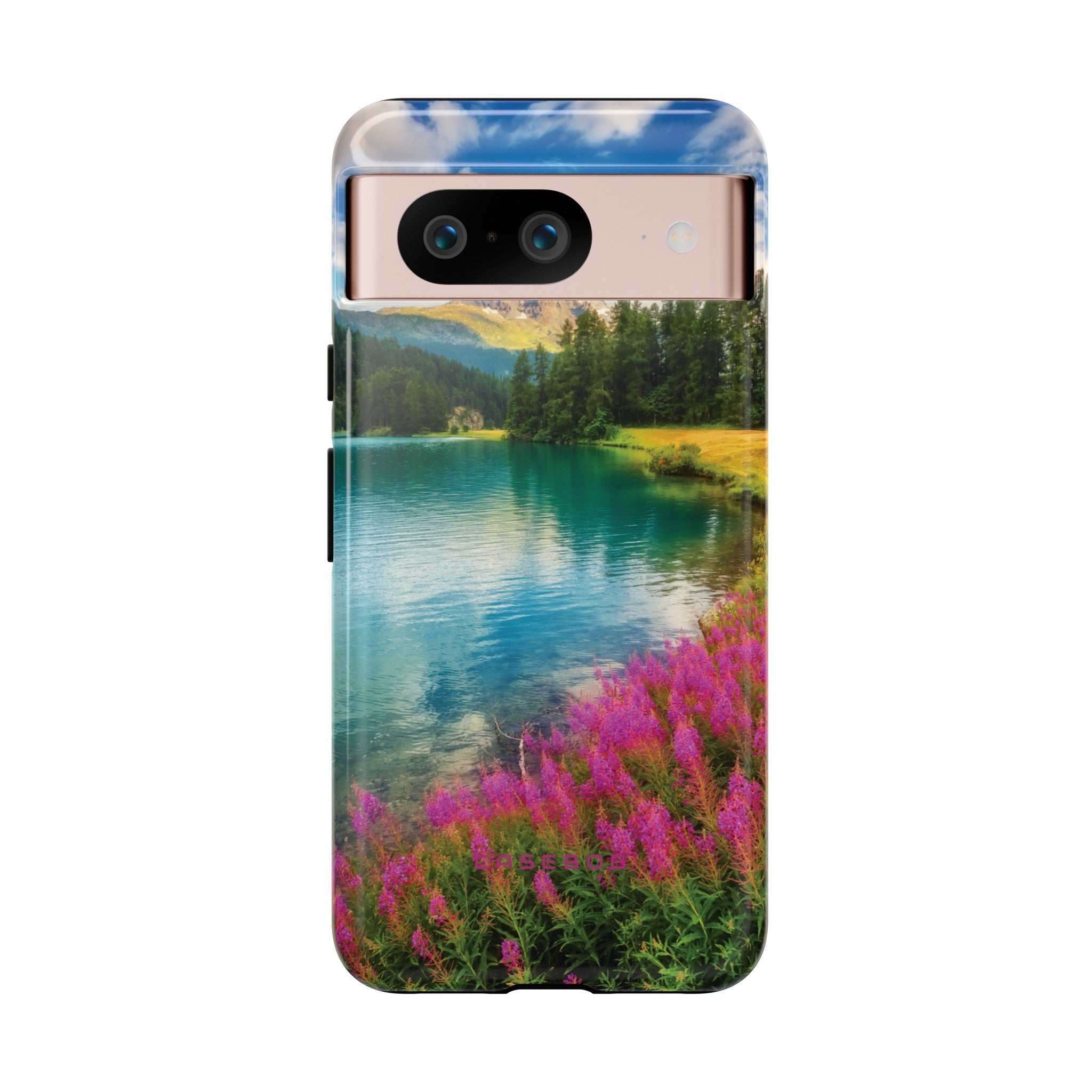 Azure Alpine Lake Phone Case - Protective Phone Case