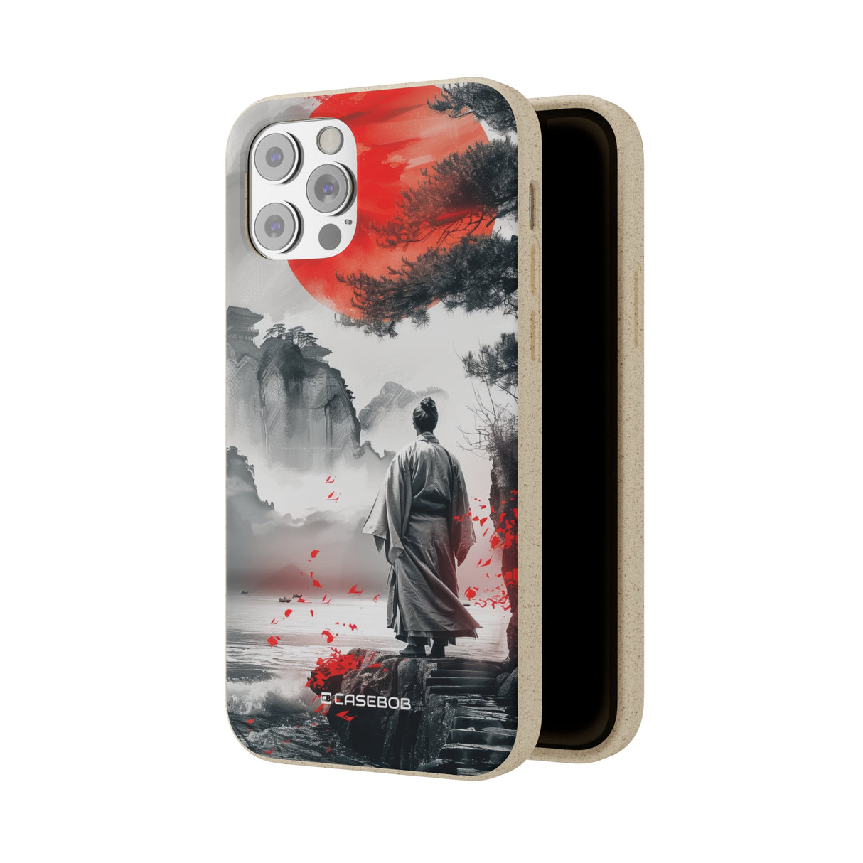 Serene Samurai Sunrise | Biodegradable Phone Case