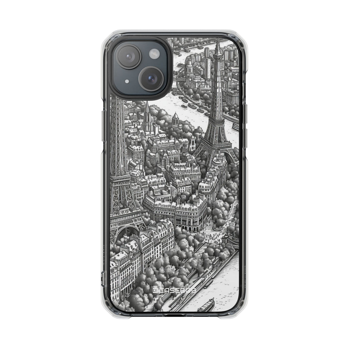 Timeless Cityscape - Phone Case for iPhone (Clear Impact - Magnetic)