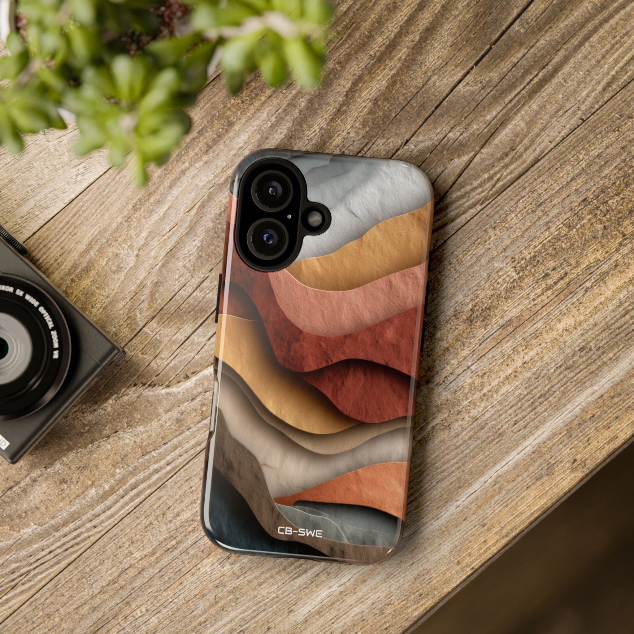 Layered Earth Whisper - iPhone Case