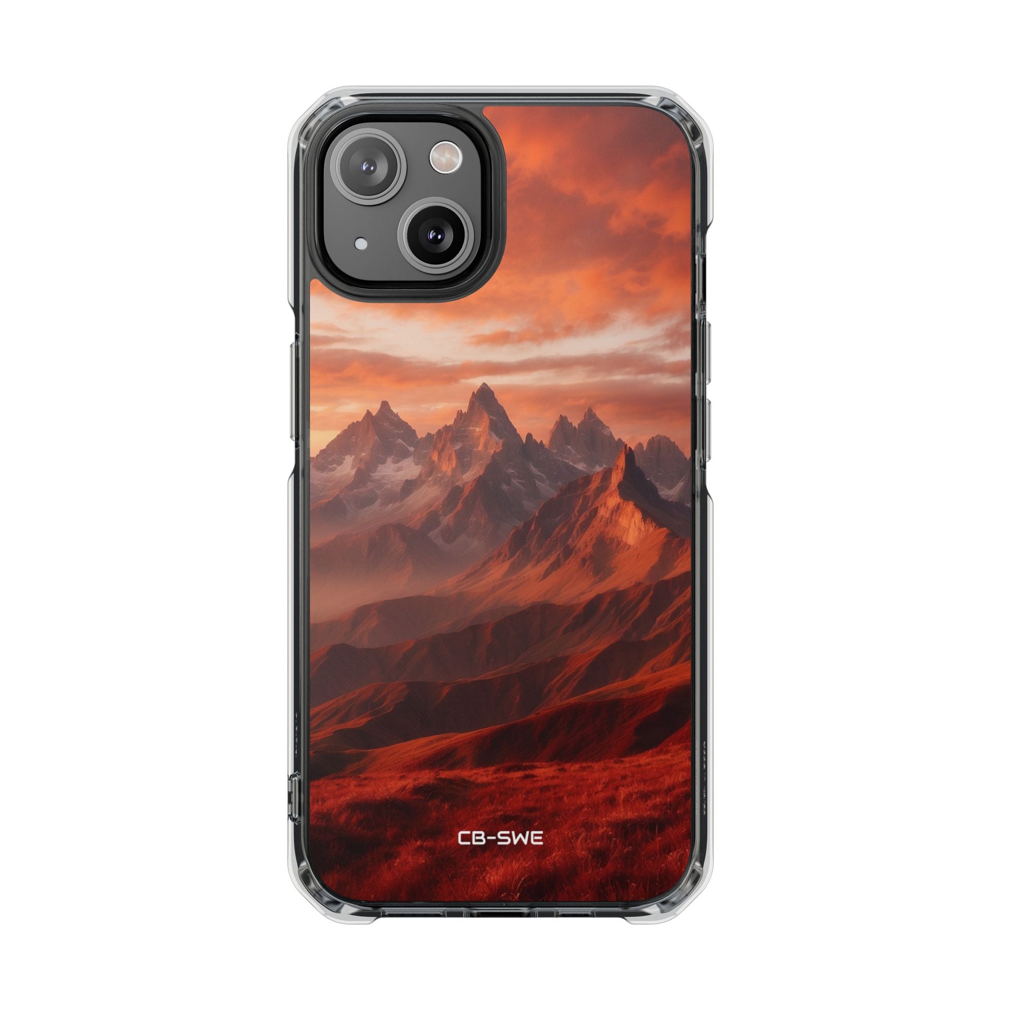 Mountain Peaks Glowing iPhone Case - Impact